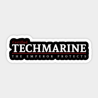 Certified - Techmarine Sticker